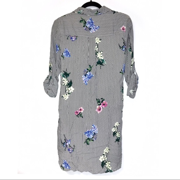 Entro • Striped Floral Print Dress - Picture 6 of 6